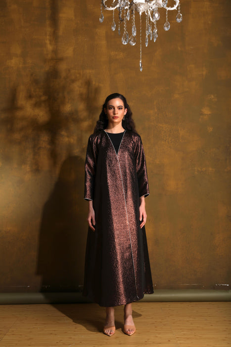 Mocha Taffeta Abaya