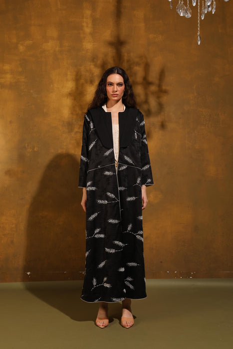 Black Garden Handcrafted Abaya