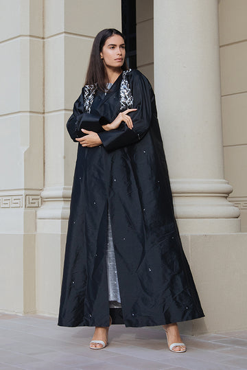 Embroidered Long Sleeve Abaya