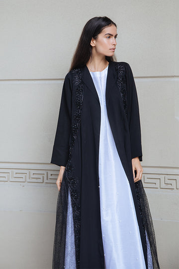 Crystal Coat Abaya