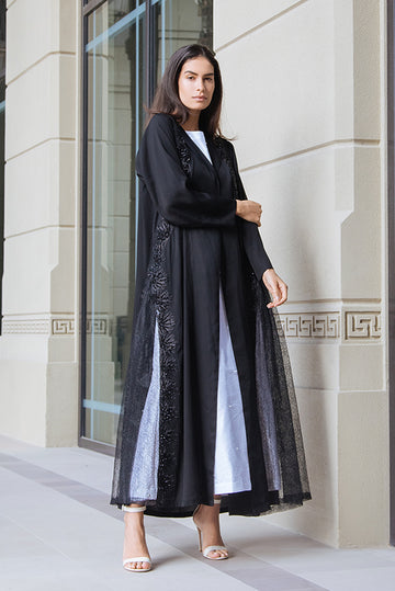 Crystal Coat Abaya