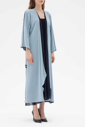 Blue Reversible Abaya
