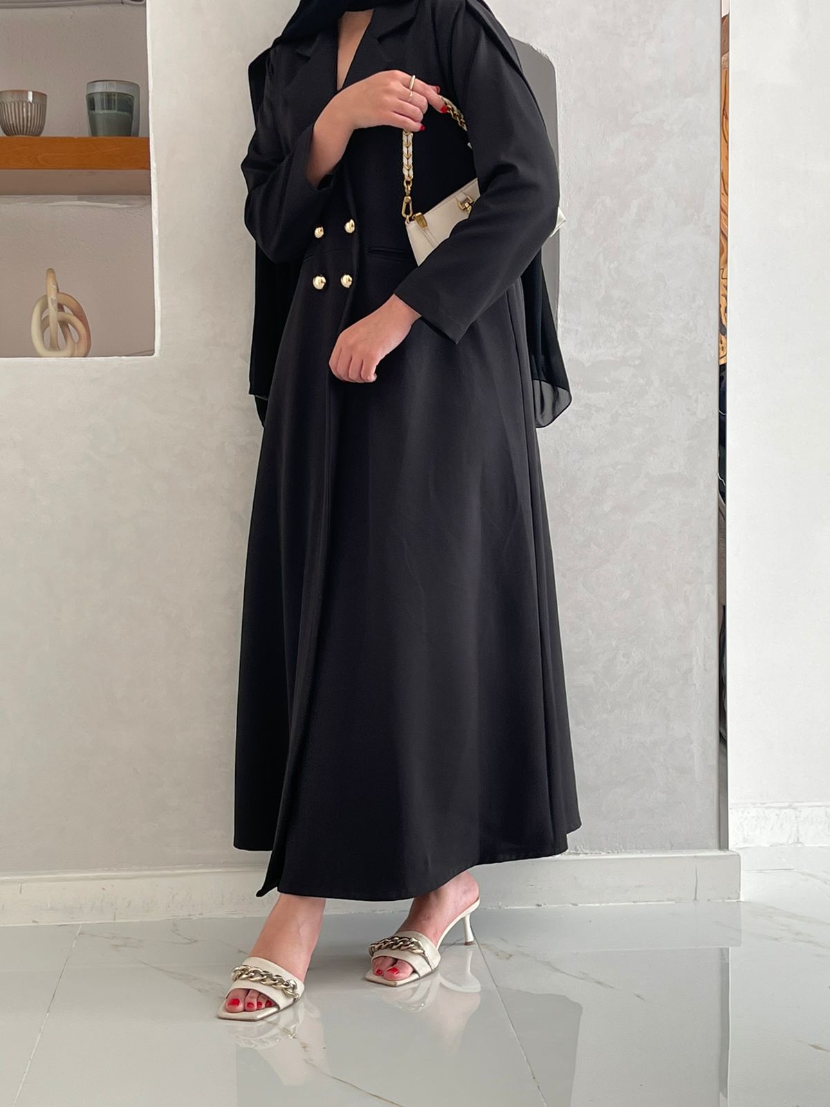Coat type deals abaya