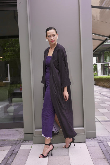 Luna Black Abaya