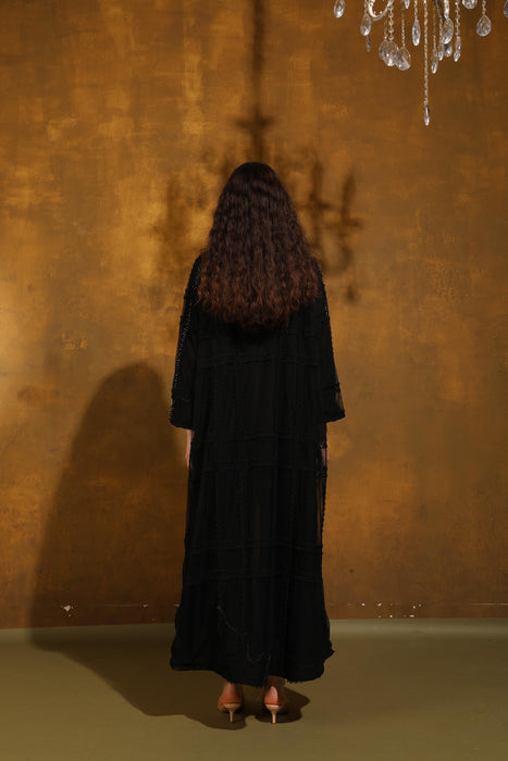 Pearl Veil Tulle Abaya