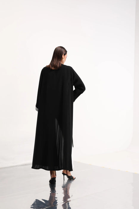 IVORY NOIR ABAYA