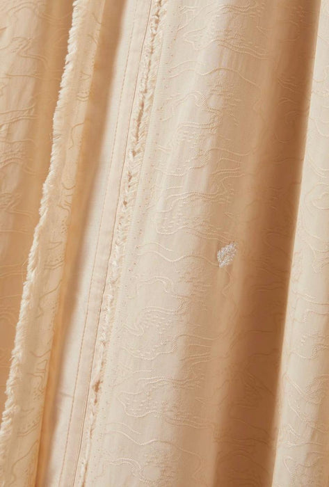 Embellished Beige Italian Crepe Abaya Set (Abaya,Dress,Shaila)