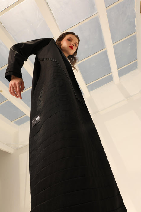 Daily Black Abaya in Crepe