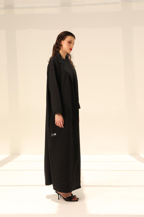 Daily Black Abaya in Crepe