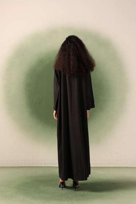 Classy Black Coat Abaya