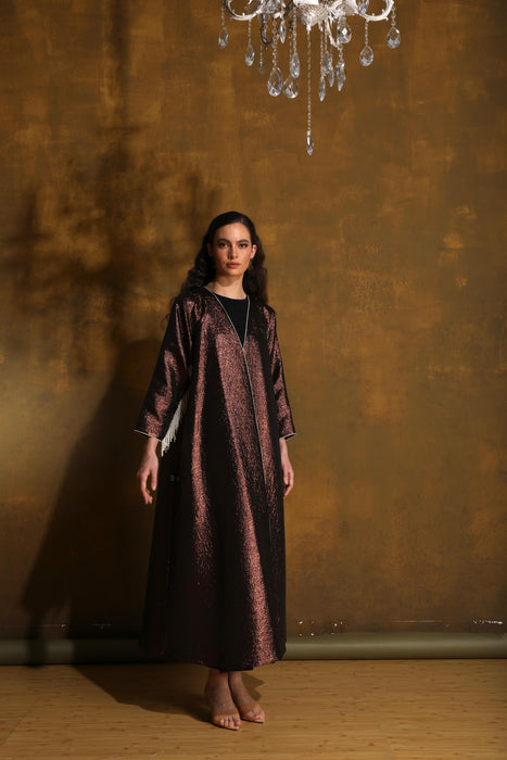 Mocha Taffeta Abaya