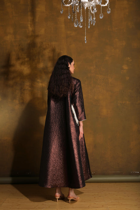 Mocha Taffeta Abaya