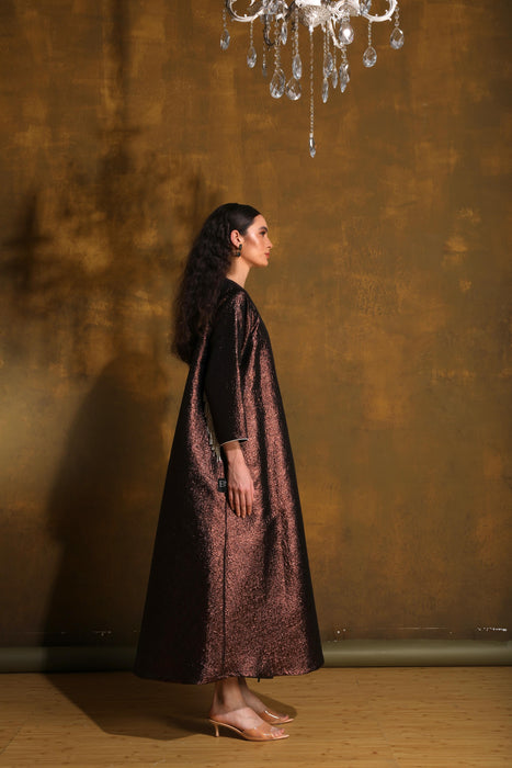 Mocha Taffeta Abaya