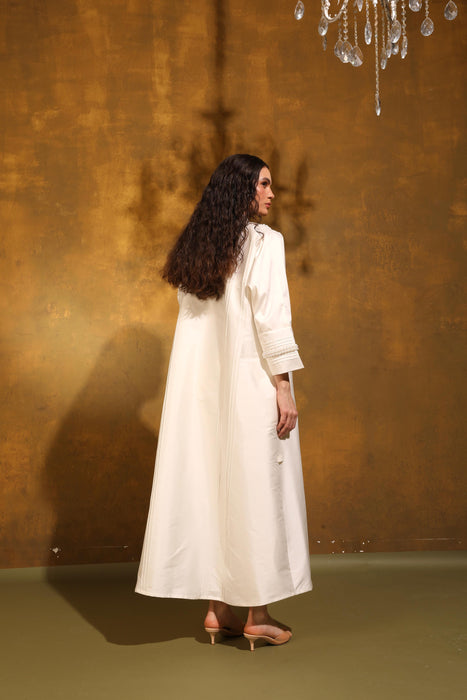 Pearl Essence Vanilla Abaya
