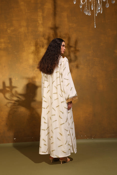 Golden Aura Tassel Abaya