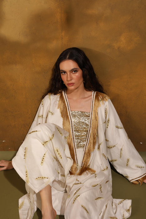 Golden Aura Tassel Abaya