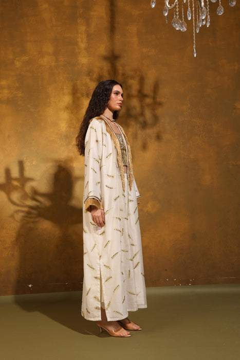 Golden Aura Tassel Abaya