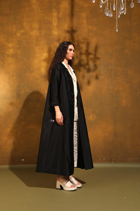 Pearl Veil Tulle Abaya