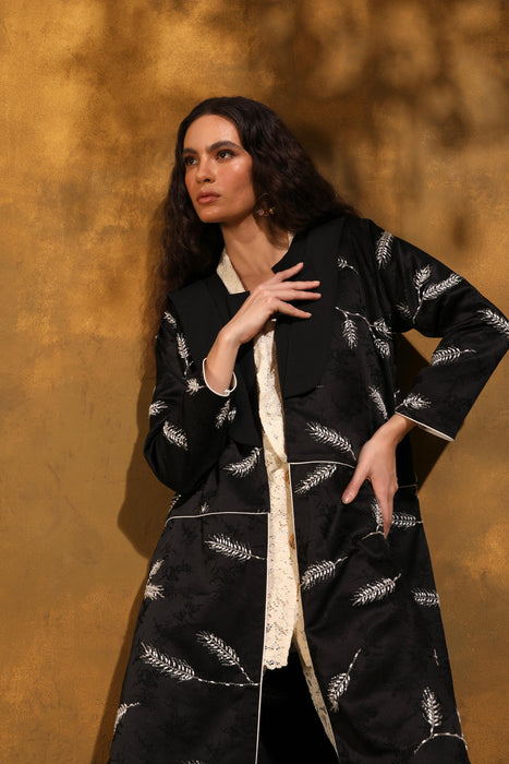 Black Garden Handcrafted Abaya