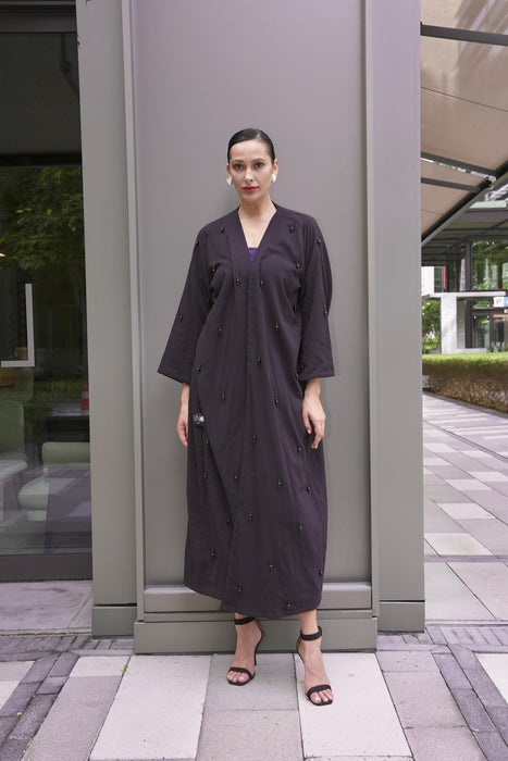 Luna Black Abaya