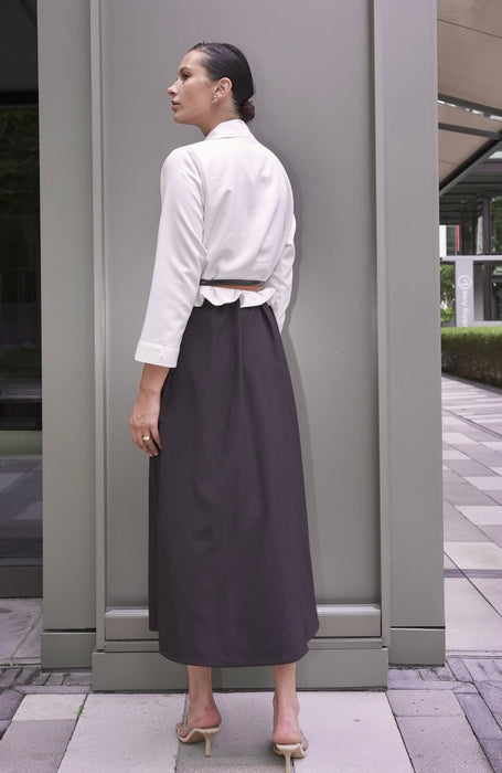 Chalk & Charcoal Abaya