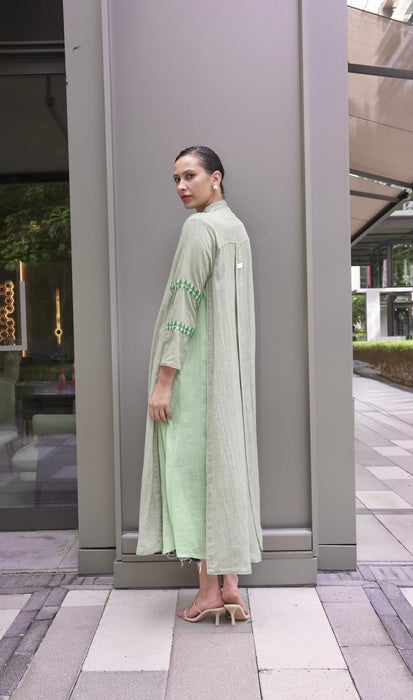 Mint Éclat Abaya