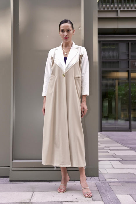 Almond Ivory Abaya
