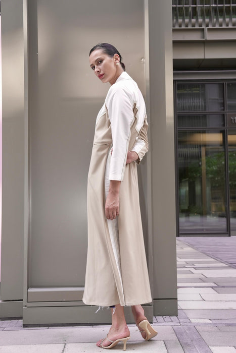 Almond Ivory Abaya