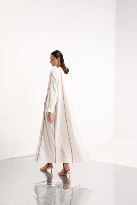 Desert Line Embroidered Abaya