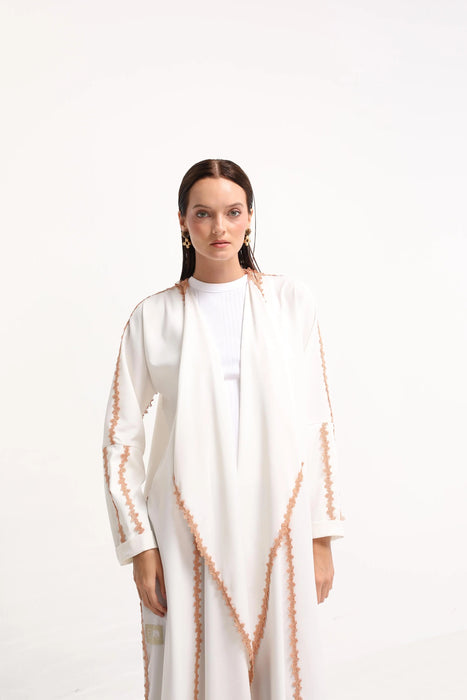 Desert Line Embroidered Abaya
