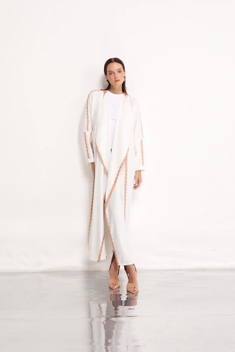 Desert Line Embroidered Abaya