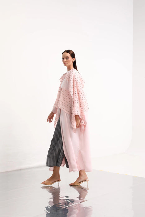 Blush Mirage Abaya