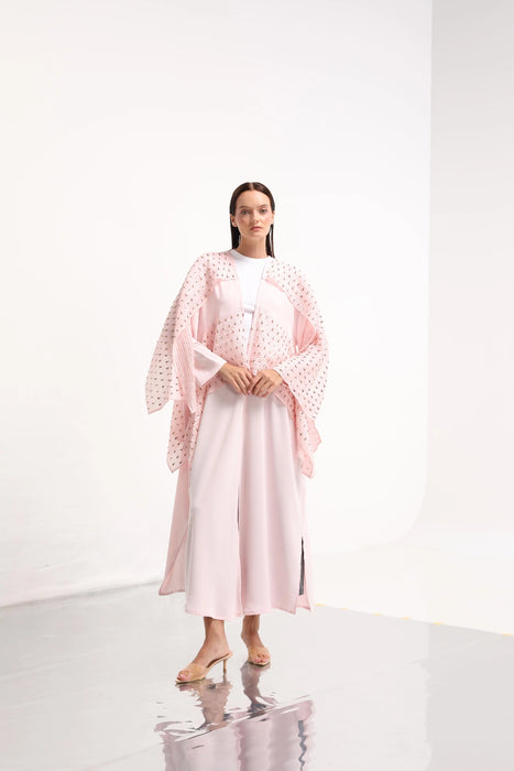 Blush Mirage Abaya