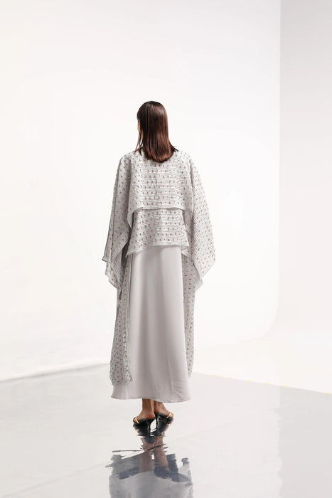 Silver Mist Abaya