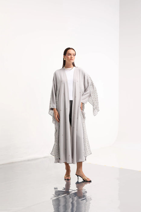 Silver Mist Abaya