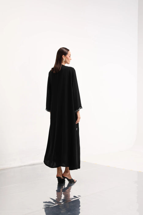 Noir Tassel Abaya