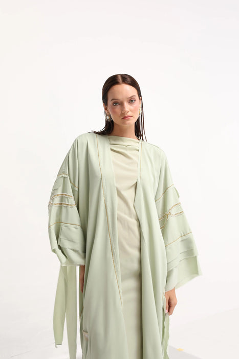 Sage Flow Abaya