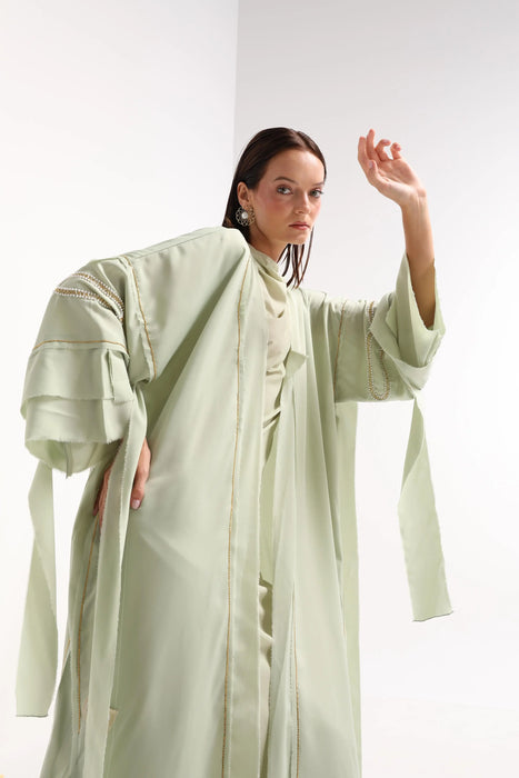 Sage Flow Abaya