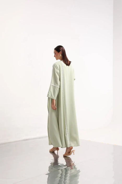 Sage Whisper Abaya Set