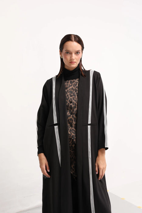 Tulle Trace Abaya