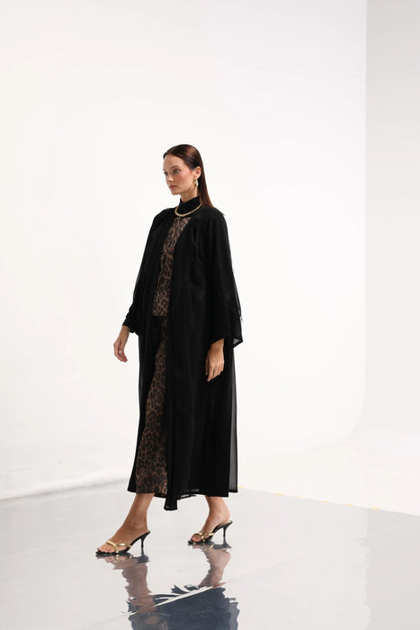 Wild Noir Abaya