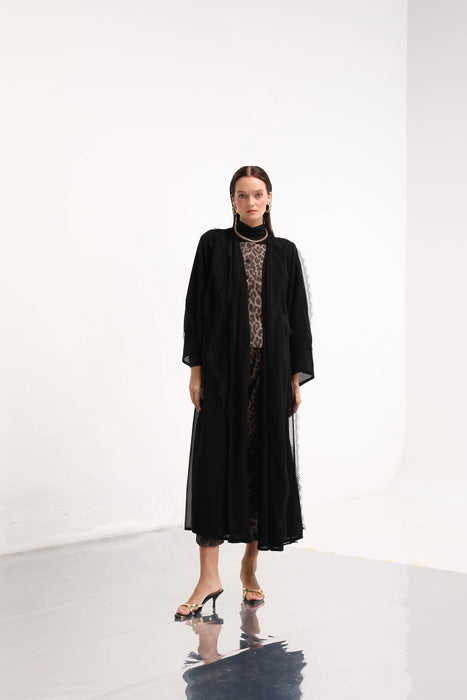 Wild Noir Abaya