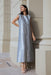 Pearl Embellished Gray Dress Elna Line Pearl Embellished Gray Dress ELNA LINE Dress abaya.