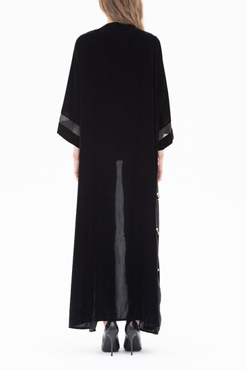 Crystal Velvet  Abaya