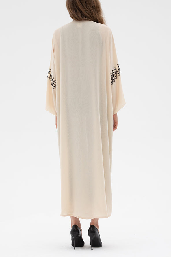 Cream embroidered Abaya Elna Line Cream embroidered Abaya ELNA LINE Abaya abaya.
