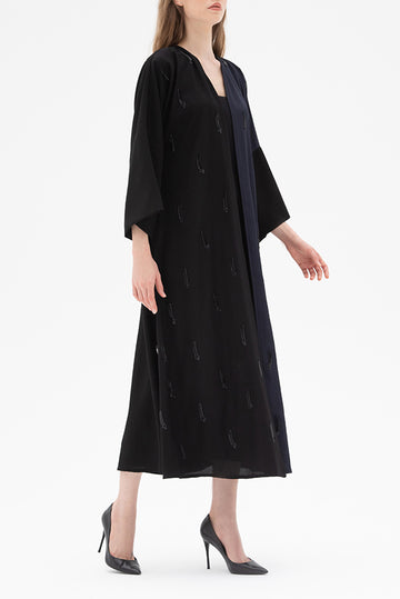 Black Beaded Abaya Elna Line Black Beaded Abaya ELNA LINE Abaya abaya.
