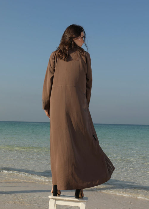 OCEANE CRYSTAL BUTTON ABAYA III