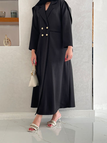Coat Abaya With Pocket